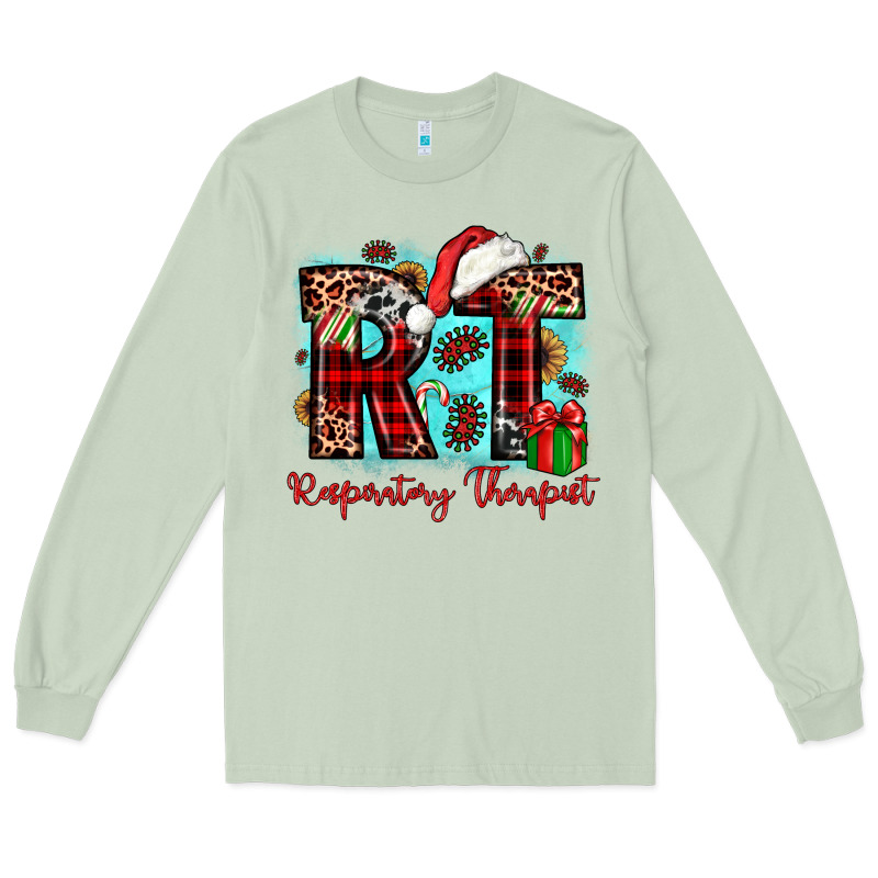 Christmas Rt Respiratory Therapist Long Sleeve Tee by JahusDesignShop | Teevron