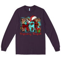 Plum christmas rt respiratory therapist Long Sleeve Tee - JahusDesignShop