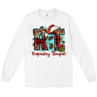 White christmas rt respiratory therapist Long Sleeve Tee - JahusDesignShop