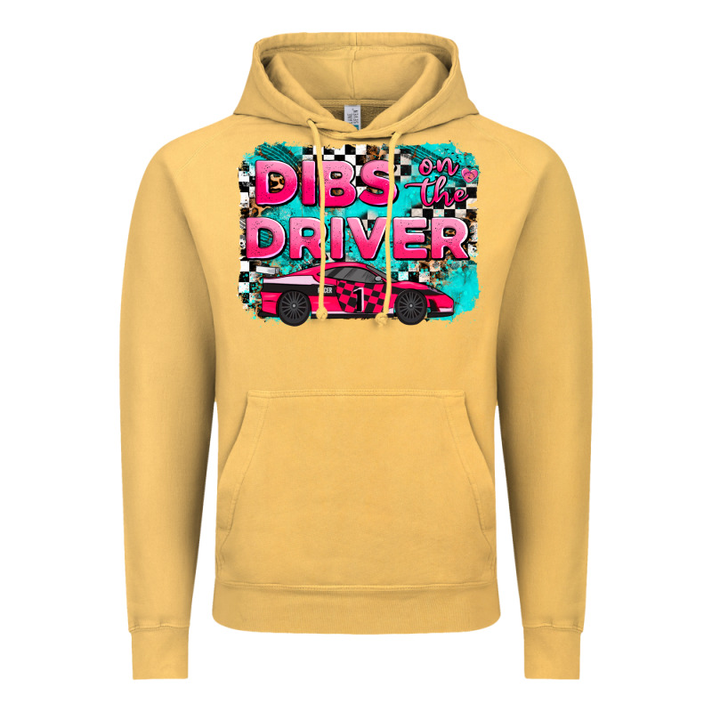 Dibs On The Driver Background Vintage Hoodie by AdoDesignShop | Teevron