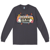 Smoke ask me about my pronouns Long Sleeve Tee - MaliasSmallBusiness