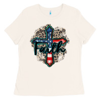 Bone faith usa Ladies Tee - Zillion Design Studio