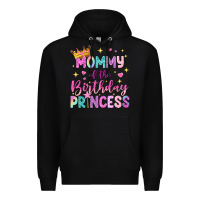 Black mommy of the birthday princess Premium Hoodie - NancyCooperArtShop