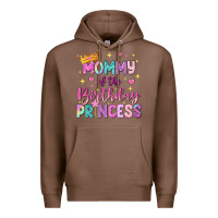 Chestnut mommy of the birthday princess Premium Hoodie - NancyCooperArtShop