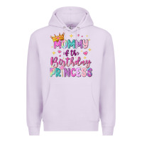Lilac mommy of the birthday princess Premium Hoodie - NancyCooperArtShop