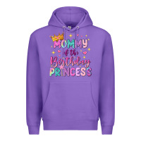 Purple mommy of the birthday princess Premium Hoodie - NancyCooperArtShop