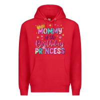 Red mommy of the birthday princess Premium Hoodie - NancyCooperArtShop