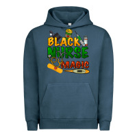 Pigment Midnight Navy Black Nurse magic Urban Hoodie - HowdyJamesFarm