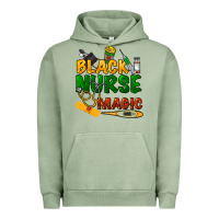 Pigment Oil Green Black Nurse magic Urban Hoodie - HowdyJamesFarm
