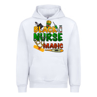 White Black Nurse magic Urban Hoodie - HowdyJamesFarm
