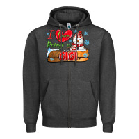 Charcoal Heather i love being a gigi Zipper Hoodie - MaliasSmallBusiness