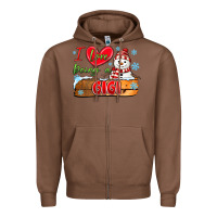 Chestnut i love being a gigi Zipper Hoodie - MaliasSmallBusiness
