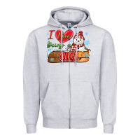 Heather Grey i love being a gigi Zipper Hoodie - MaliasSmallBusiness