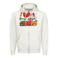 Oatmeal Heather i love being a gigi Zipper Hoodie - MaliasSmallBusiness