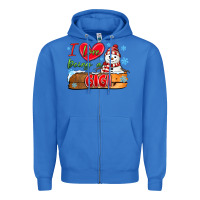 True Royal i love being a gigi Zipper Hoodie - MaliasSmallBusiness