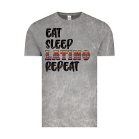Cloud Rock eat sleep latino repeat Vintage Tee - BundleAndBundleShop