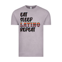 Vintage Zinc eat sleep latino repeat Vintage Tee - BundleAndBundleShop