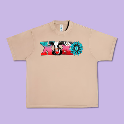 Xoxo With Cow Urban Heavy Tee Designed By Adodesignshop