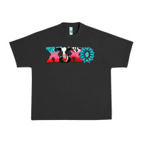 Pigment Black xoxo with cow Urban Heavy Tee - AdoDesignShop