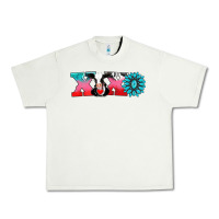 Pistachio xoxo with cow Urban Heavy Tee - AdoDesignShop