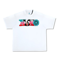 White xoxo with cow Urban Heavy Tee - AdoDesignShop