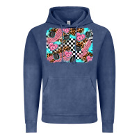 Vintage Denim race day background Vintage Hoodie - AdoDesignShop