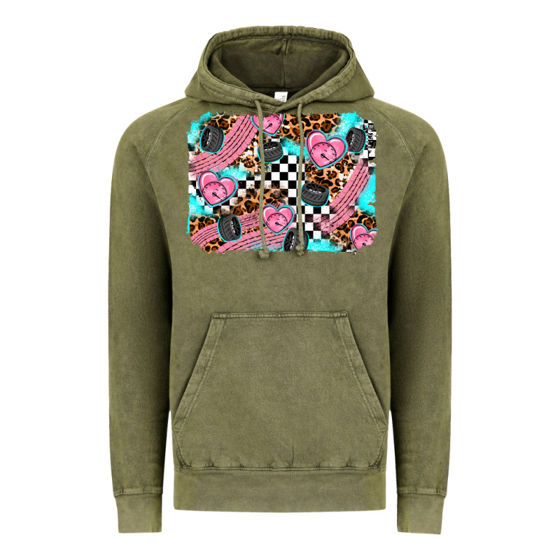 Race Day Background Vintage Hoodie by AdoDesignShop | Teevron
