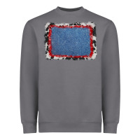 Storm cowhide bandana denim background Heavyweight Sweatshirt - AdoDesignShop