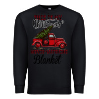 Black Christmas Movie Watching Blanket Premium Sweatshirt - Bettercallsaul