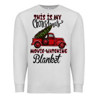 Dove Grey Christmas Movie Watching Blanket Premium Sweatshirt - Bettercallsaul