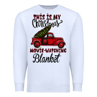 White Christmas Movie Watching Blanket Premium Sweatshirt - Bettercallsaul