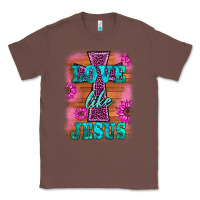 Chestnut love like jesus Classic Tee - BarkalooDesign