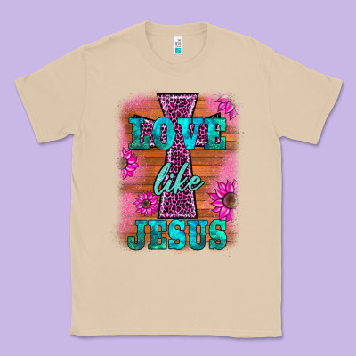 Love Like Jesus Classic Tee Designed By Barkaloodesign