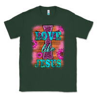 Sports Green love like jesus Classic Tee - BarkalooDesign