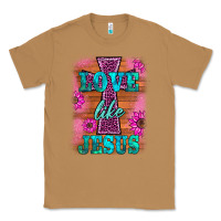 Toasted Coconut love like jesus Classic Tee - BarkalooDesign