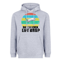 Heather Grey Do You Even Lift Bro Heavyweight Hoodie - Bettercallsaul