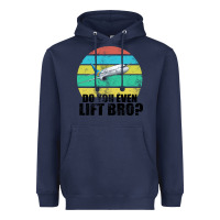 Navy Do You Even Lift Bro Heavyweight Hoodie - Bettercallsaul