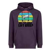 Plum Do You Even Lift Bro Heavyweight Hoodie - Bettercallsaul