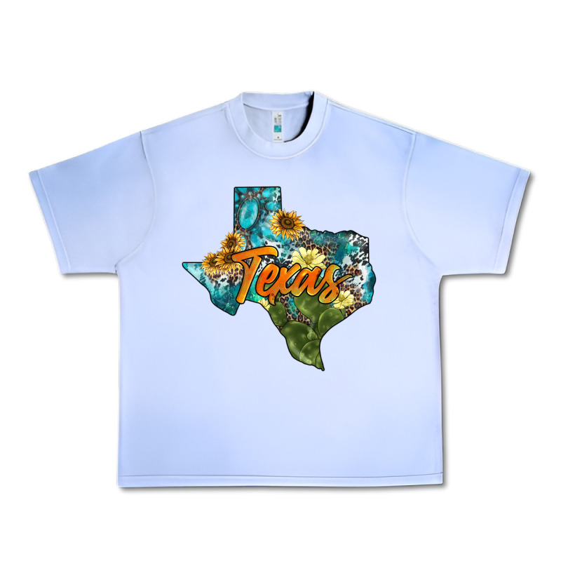 Western Texas Map Urban Heavy Tee by AdoDesignShop | Teevron