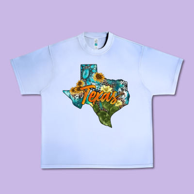 Western Texas Map Urban Heavy Tee Designed By Adodesignshop