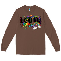 Chestnut lgbtq  friendly Long Sleeve Tee - MaliasSmallBusiness