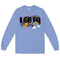 Colony Blue lgbtq  friendly Long Sleeve Tee - MaliasSmallBusiness