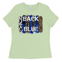 Matcha back the blue brushstroke Ladies Tee - Zillion Design Studio