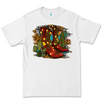White christmas cowboy boots Premium Tee - RanaPortraitStore