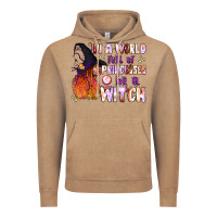 Vintage Coffee in a world full of princesses be a witch Vintage Hoodie - BundleAndBundleShop