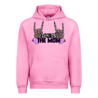 Fuchsia Pink Rockin' the Mom Urban Hoodie - CowGirlArtShop