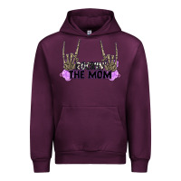 Mauve Wine Rockin' the Mom Urban Hoodie - CowGirlArtShop