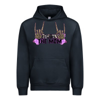 Navy Rockin' the Mom Urban Hoodie - CowGirlArtShop