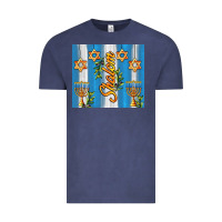 Vintage Denim shalom with star of david Vintage Tee - AdoDesignShop