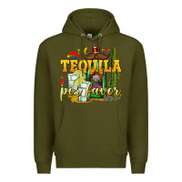 Army Green Tequila Por Favor Premium Hoodie - texasbilliewilder
